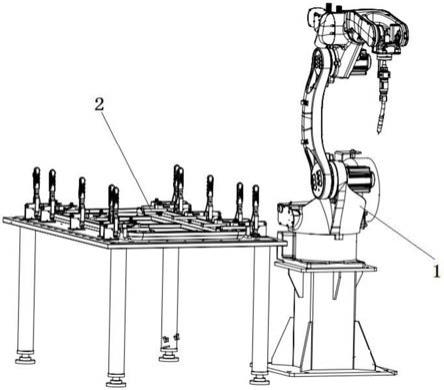 一种用于焊接电视机底座的机器人的制作方法