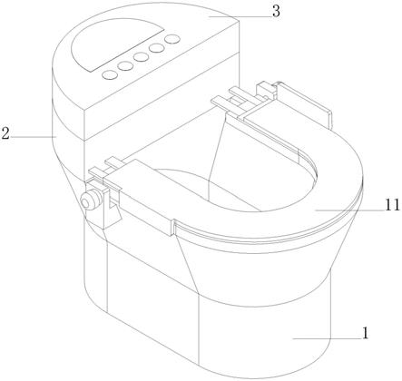 一种防腿麻的人工智能坐便器的制作方法