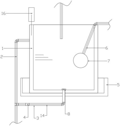 一种电极加湿器自动排水降温装置的制作方法
