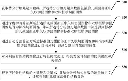 一种智能获取胎儿颜面部骨性结构参数的方法及终端设备与流程