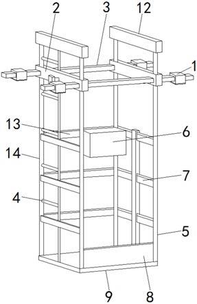 一种用于T梁与小箱梁横隔板浇筑的脚手架装置的制作方法