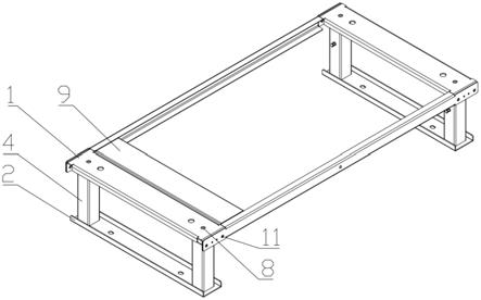 一种机房用可调承重架的制作方法