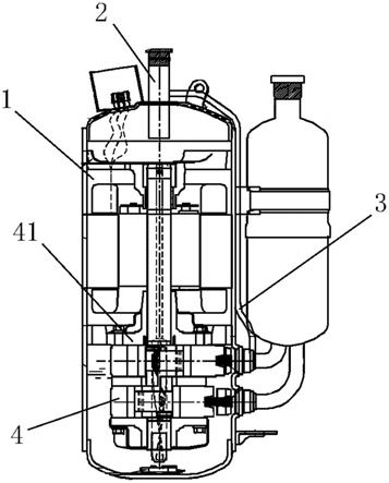 一种转子式压缩机用均油管结构及压缩机的制作方法