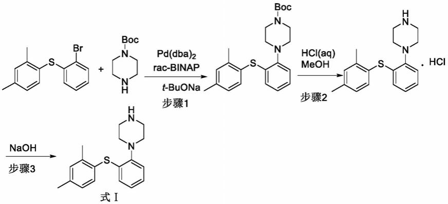 伏硫西汀的制备方法与流程