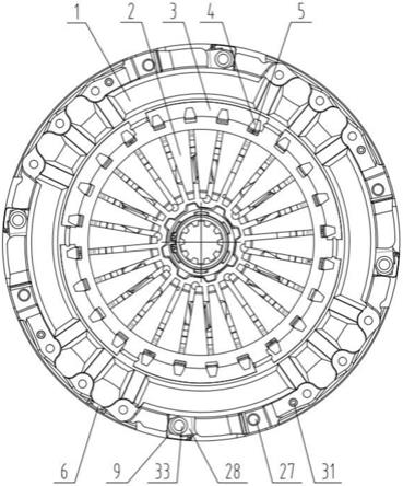 AMT汽车专用自调节离合器的制作方法