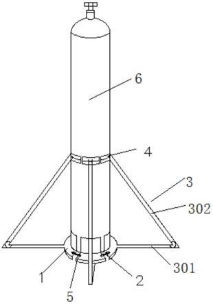 一种钢瓶支撑稳定装置的制作方法