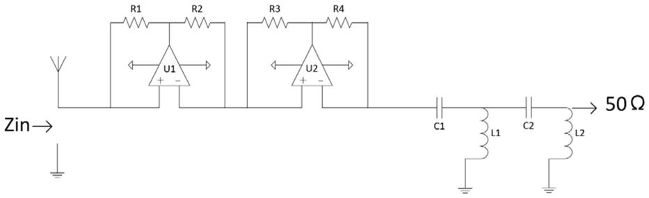 一种罗兰C接收天线的有源匹配电路