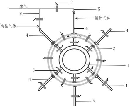 一种酸气入焚烧炉通道结构的制作方法