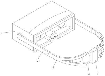 一种稳定性强的头戴式智能VR眼镜的制作方法