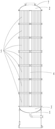 一种提纯塔换热结构的制作方法