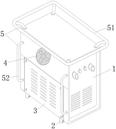 一种钢构厂房构建用具有防护结构的二氧化碳保护焊机的制作方法