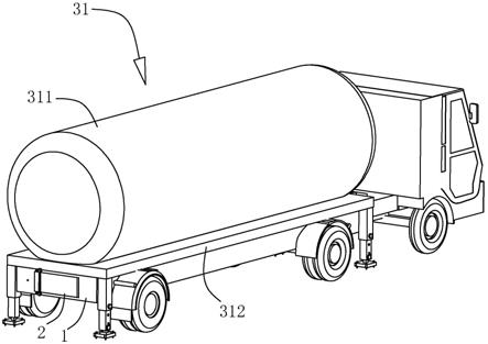 一种罐体运输车的卸料管防护装置的制作方法