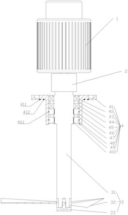 一种氮化炉用高密封性能风扇主轴结构的制作方法