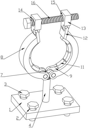 一种建筑配套管道安装托架的制作方法