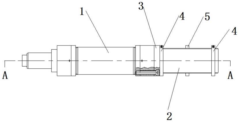 一种限位结构及双出杆油缸的制作方法