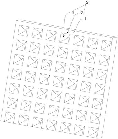 一种具有棱锥部的防眩光学板材的制作方法