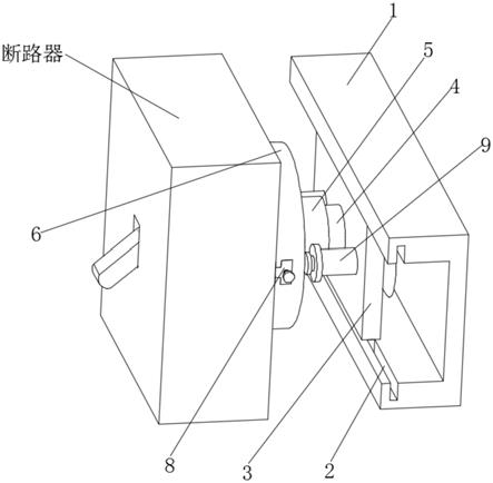 一种壁挂式充电桩断路器安装结构的制作方法