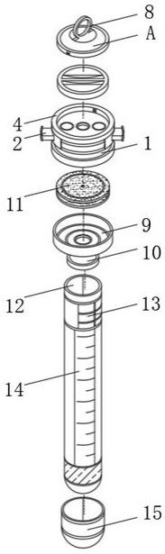 一种采血试管用存储防拆结构的制作方法