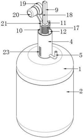 一种家具用环保水性涂料生产用定量加液装置的制作方法