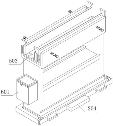 一种内科护理用物品摆放架的制作方法