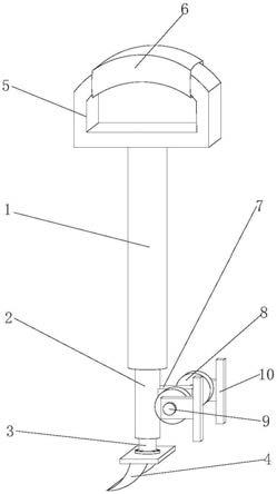 一种建筑工程模板拆除施工的伸缩式撬棍的制作方法