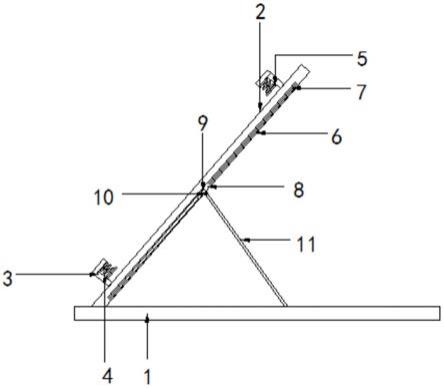 一种可折叠医用显示器支架的制作方法