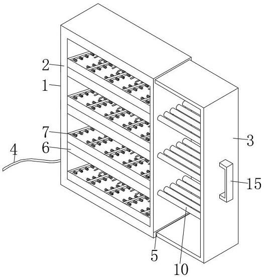 一种新能源汽车电池存放架的制作方法