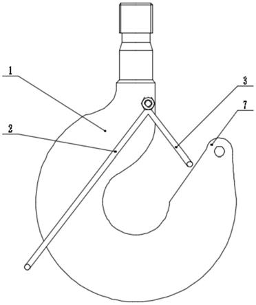 高效防脱挂钩的制作方法