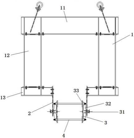 一种用于预制柱吊装的U型摩擦力工装的制作方法