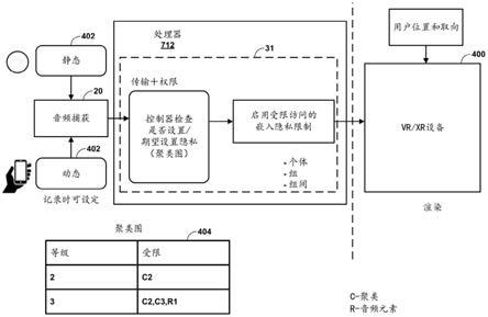 用于音频渲染的隐私限制的制作方法