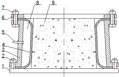 气囊式抗渗仪试模的制作方法