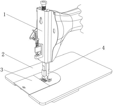 一种全自动电脑切线缝纫机起缝拉线装置的制作方法