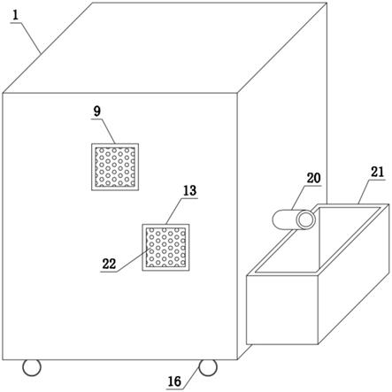 一种泳池用可除尘的低噪除湿机的制作方法