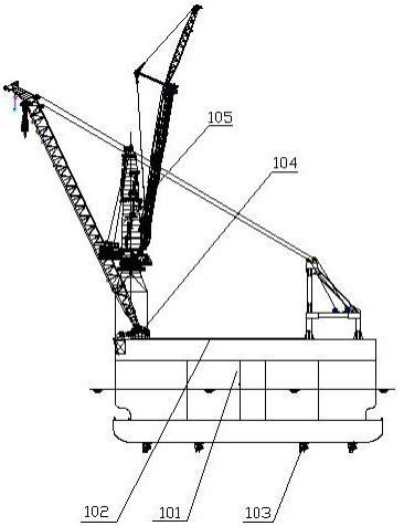 半潜式海工起重吊装平台的制作方法