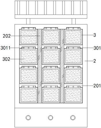 一种矿山生态墙建造用墙基加固机构