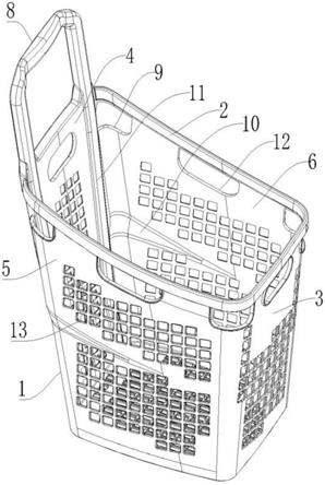 一种购物篮的制作方法