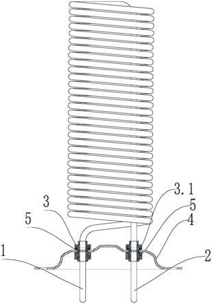 一种可拆卸的盘管冷凝器及其空气源热泵热水器的制作方法