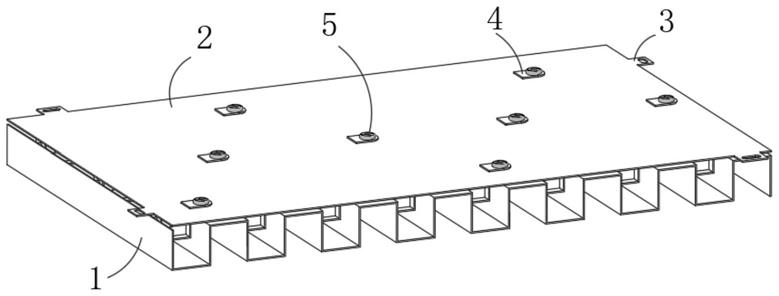 一种肌理铝单板角码连接结构的制作方法