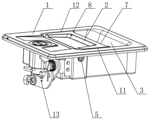 工程机械用门锁防水外壳体的制作方法