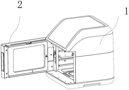 可拆分箱门结构以及具有该可拆分箱门结构的烤箱的制作方法
