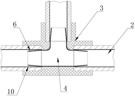 一种新型锥形管道连接结构的制作方法
