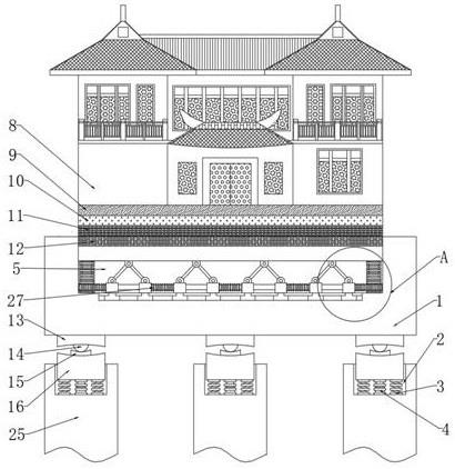 一种抗震房建结构房建安全装置的制作方法