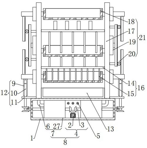 一种建筑施工用物料筛分装置的制作方法