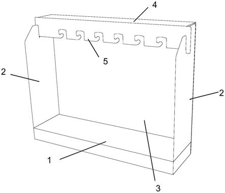 一种挂钩式展示包装盒的制作方法
