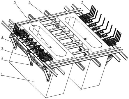一种桥梁0号块浇筑用承托支架的制作方法