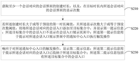 会话处理方法、装置、电子设备及存储介质与流程