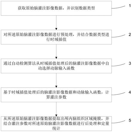 脑灌注影像的处理方法、系统、设备与存储介质