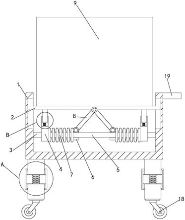 一种建筑安全监测装置用防震动结构的制作方法