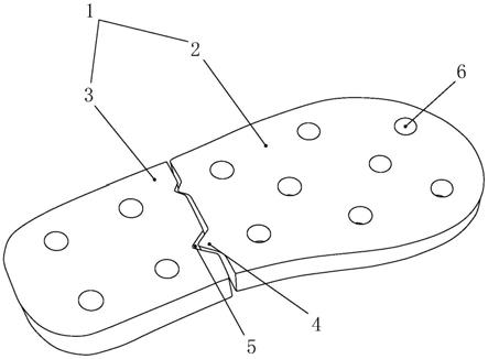 一种拼接鞋垫的制作方法
