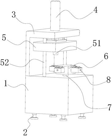 一种化妆瓶盖压盖冲压机的制作方法